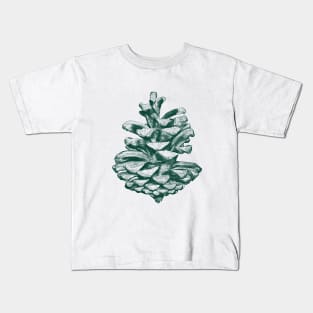 Green pine cone Kids T-Shirt